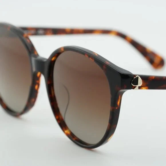 Kate Spade ELIZA/F/S 0086 LA Sunglasses Havana Round Frame, Polarized Lenses
